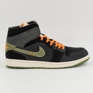 Air Jordan 1 Mid SE Craft 'Anthracite Light Olive' FD6817-003 size 10